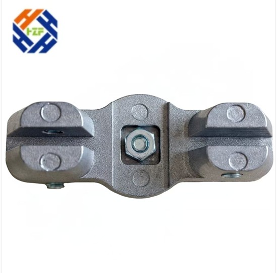 Aluminum Bidirectionally Adjustable Hinged Pipe Clamp